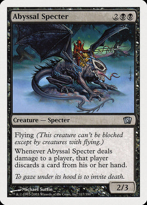 Abyssal Specter (117) [Eighth Edition]