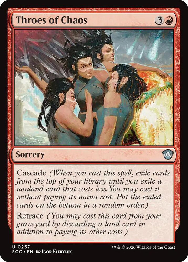 Throes of Chaos (257) [Secrets of Strixhaven Commander]