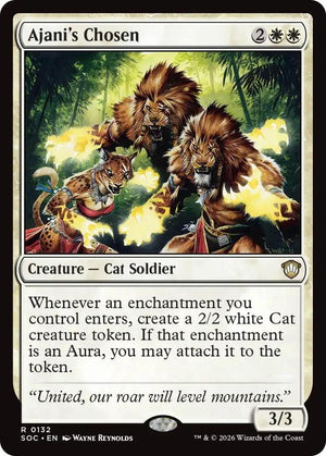 Ajani's Chosen (132) [Secrets of Strixhaven Commander]