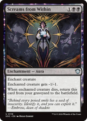 Screams from Within (119) [Secrets of Strixhaven Commander]