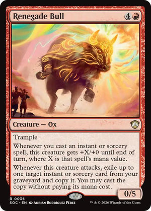 Renegade Bull (36) [Secrets of Strixhaven Commander]