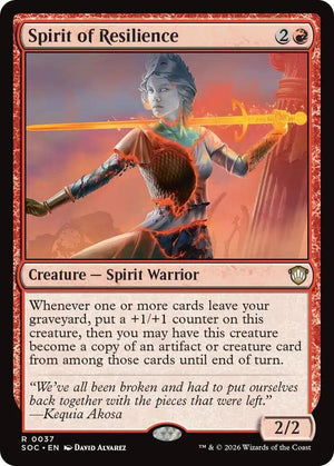 Spirit of Resilience (37) [Secrets of Strixhaven Commander]