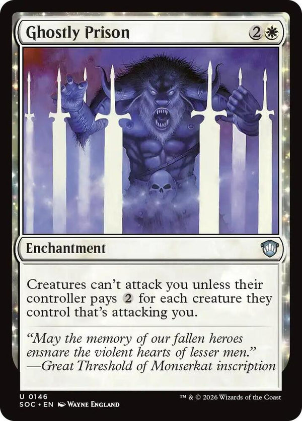 Ghostly Prison (146) [Secrets of Strixhaven Commander]