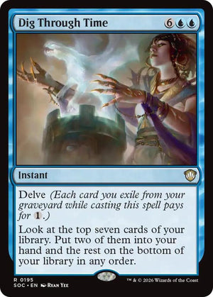 Dig Through Time (195) [Secrets of Strixhaven Commander]