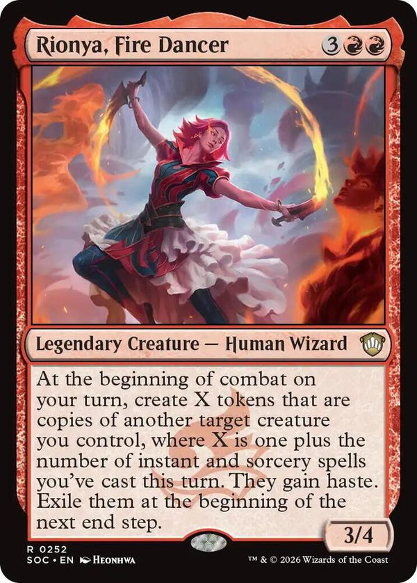 Rionya, Fire Dancer (252) [Secrets of Strixhaven Commander]