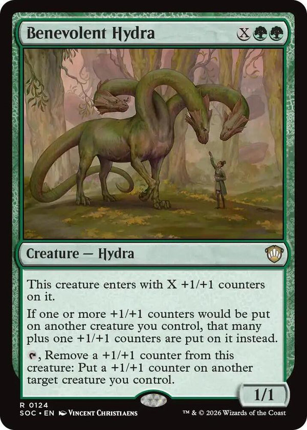 Benevolent Hydra (124) [Secrets of Strixhaven Commander]