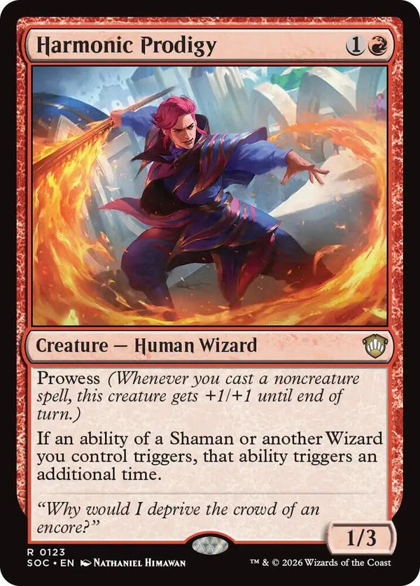 Harmonic Prodigy (123) [Secrets of Strixhaven Commander]
