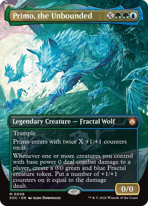 Primo, the Unbounded (Borderless) (6) [Secrets of Strixhaven Commander]