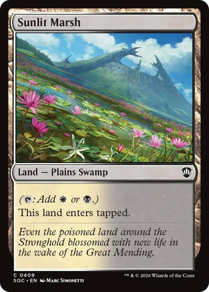 Sunlit Marsh (409) [Secrets of Strixhaven Commander]