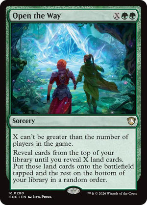 Open the Way (280) [Secrets of Strixhaven Commander]