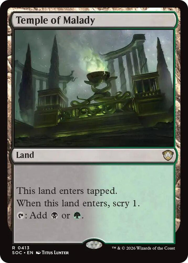 Temple of Malady (413) [Secrets of Strixhaven Commander]