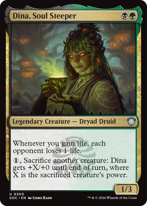Dina, Soul Steeper (305) [Secrets of Strixhaven Commander]