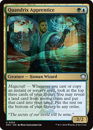 Quandrix Apprentice (324) [Secrets of Strixhaven Commander]