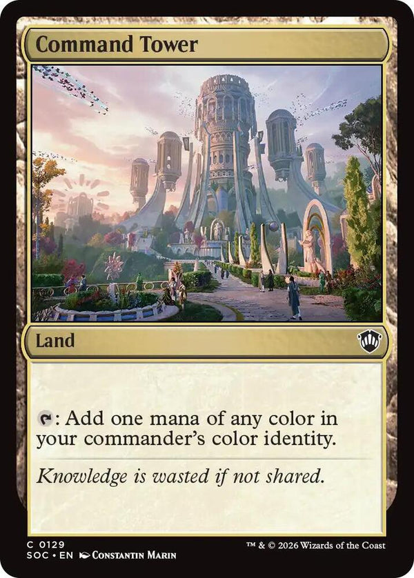 Command Tower (129) [Secrets of Strixhaven Commander]