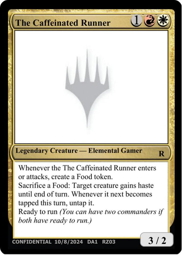 The Caffeinated Runner [Un-Known Event Playtest Cards]