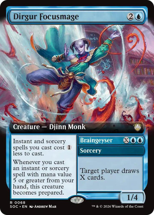Dirgur Focusmage (Extended Art) (68) [Secrets of Strixhaven Commander]