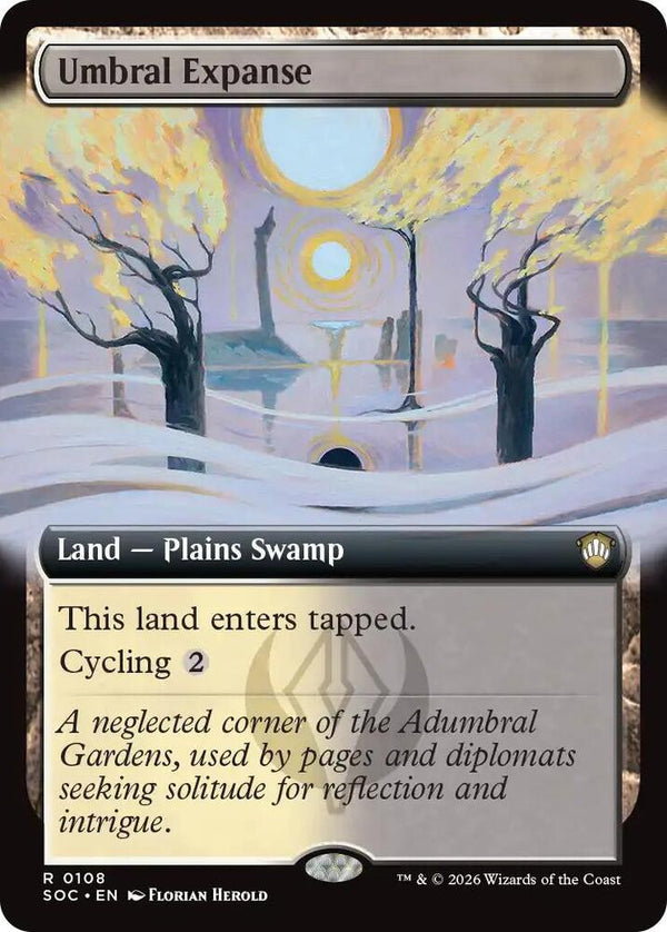 Umbral Expanse (Extended Art) (108) [Secrets of Strixhaven Commander]