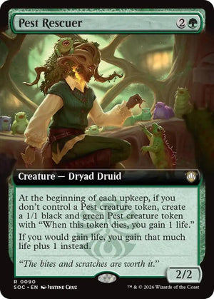 Pest Rescuer (Extended Art) (90) [Secrets of Strixhaven Commander]