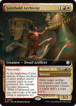 Lorehold Archivist (Extended Art) (97) [Secrets of Strixhaven Commander]