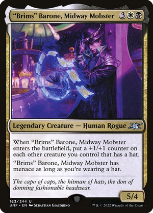 "Brims" Barone, Midway Mobster (163) [Unfinity]