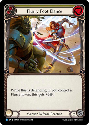 Flurry Foot Dance (Yellow) (AHA016) [Armory Deck Origins: Hala]