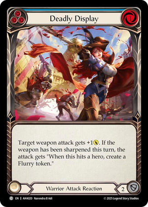 Deadly Display (Blue) (AHA020) [Armory Deck Origins: Hala]