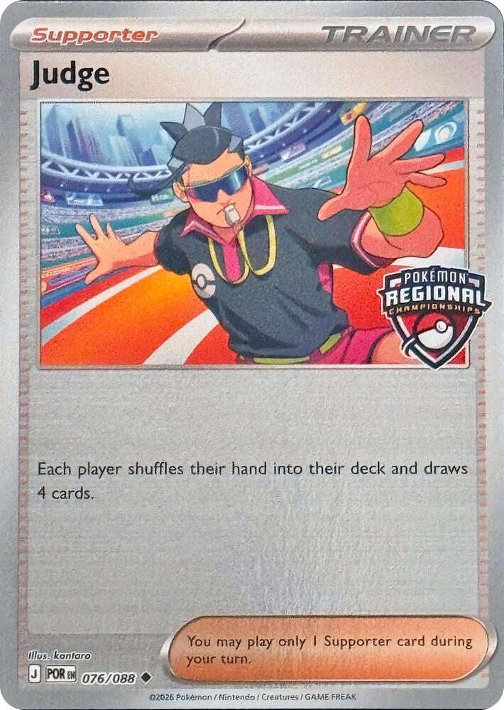 Judge - 076/088 (Regional Championships) [League and Championship Cards]