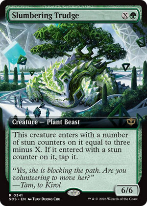 Slumbering Trudge (Extended Art) (341) [Secrets of Strixhaven]
