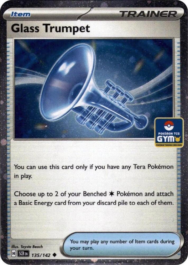 Glass Trumpet (Gym Stamp Asia Exclusive) (135/142) [Miscellaneous Cards and Products]