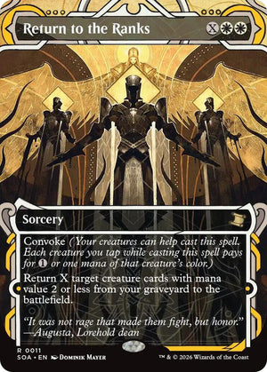 Return to the Ranks (11) [Secrets of Strixhaven: Mystical Archive]