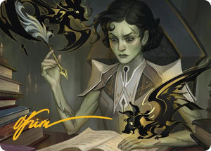 Eternal Student Art Card (Gold-Stamped Signature) (11) [Secrets of Strixhaven Art Series]