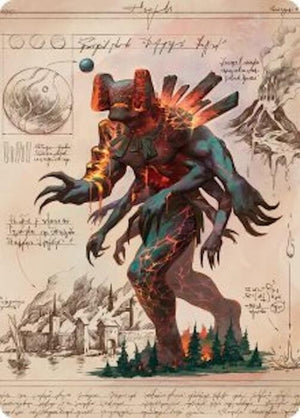 Magmablood Archaic Art Card (31) [Secrets of Strixhaven Art Series]