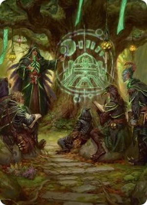 Sylvan Library Art Card (42) [Secrets of Strixhaven Art Series]