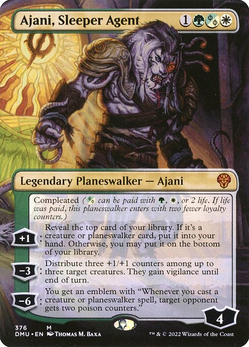 Ajani, Sleeper Agent (376) [Dominaria United] [Borderless]