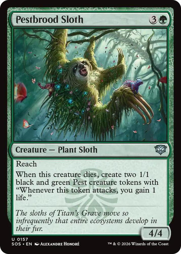 Pestbrood Sloth (157) [Secrets of Strixhaven]