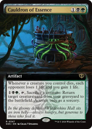 Cauldron of Essence (Extended Art) (347) [Secrets of Strixhaven]