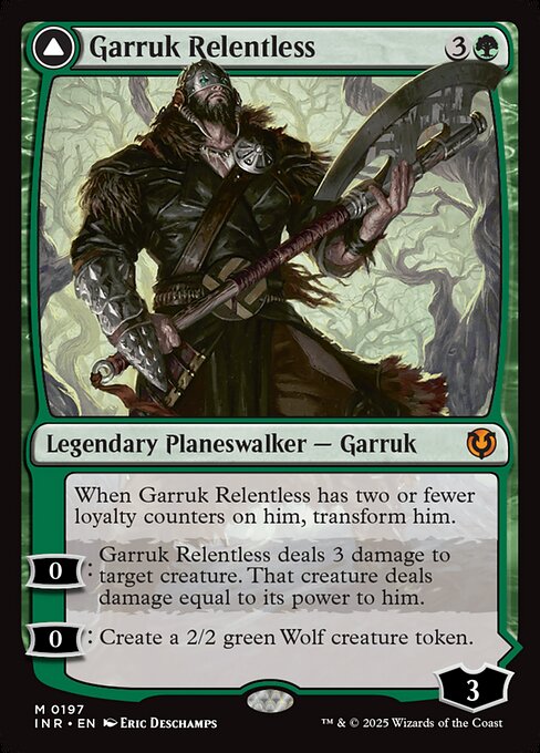 Garruk Relentless // Garruk, the Veil-Cursed (197) [Innistrad Remastered]