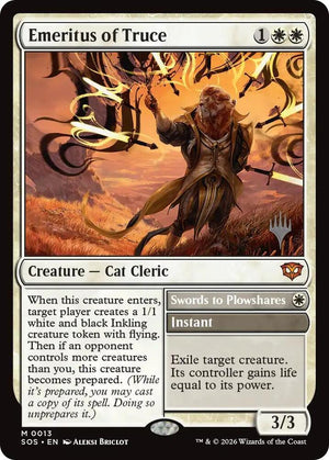 Emeritus of Truce (13) [Secrets of Strixhaven Promos]