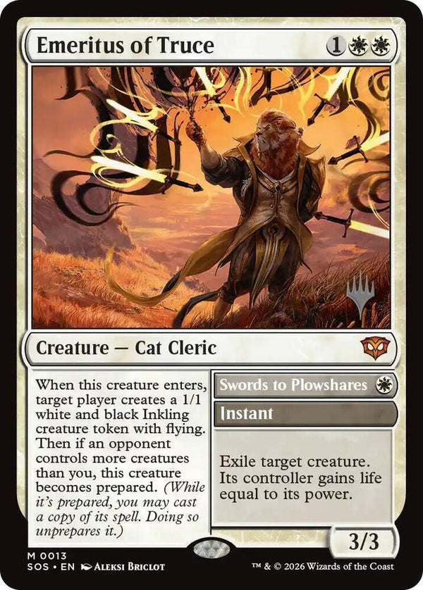 Emeritus of Truce (13) [Secrets of Strixhaven Promos]
