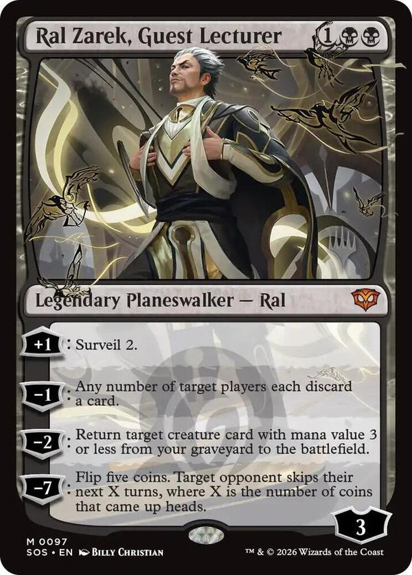 Ral Zarek, Guest Lecturer (97) [Secrets of Strixhaven Promos]