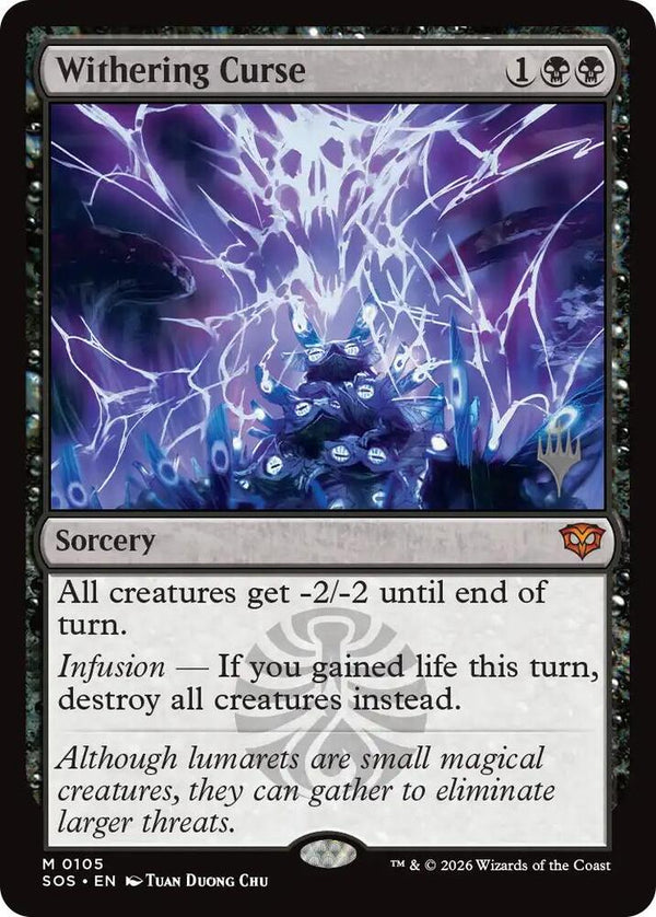 Withering Curse (105) [Secrets of Strixhaven Promos]