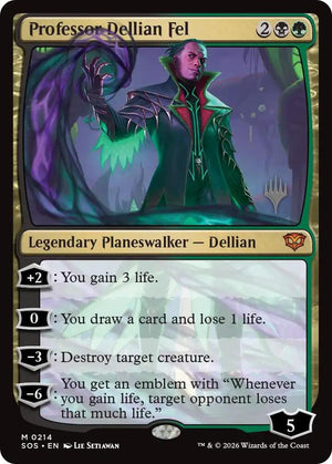 Professor Dellian Fel (214) [Secrets of Strixhaven Promos]