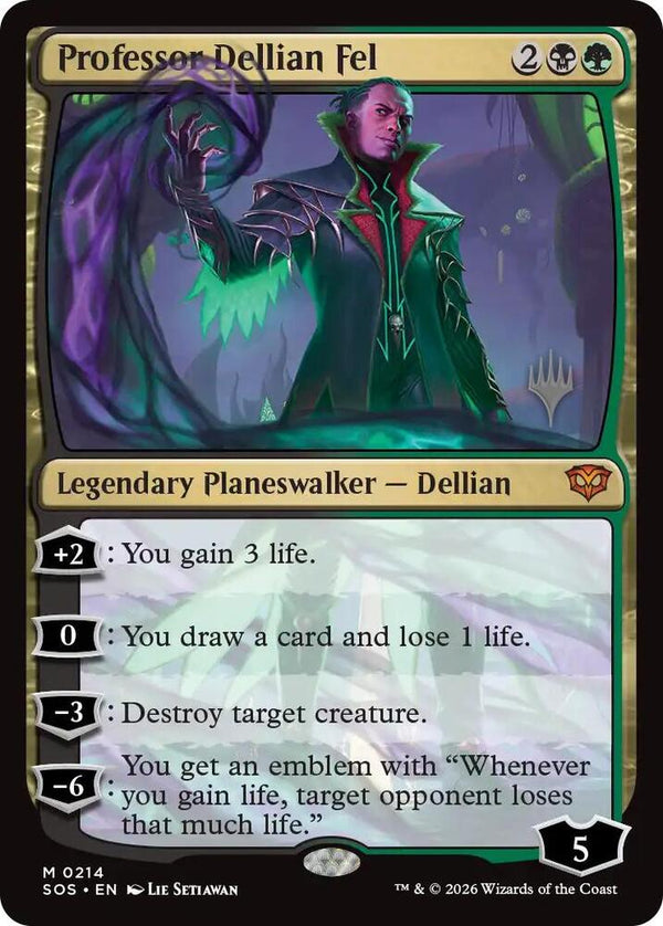 Professor Dellian Fel (214) [Secrets of Strixhaven Promos]