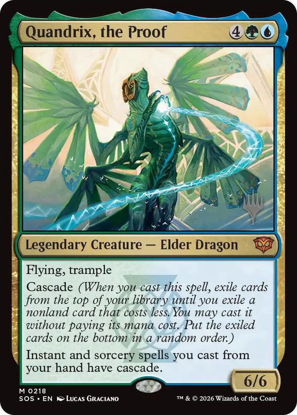 Quandrix, the Proof (218) [Secrets of Strixhaven Promos]