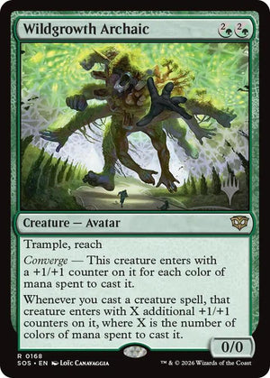 Wildgrowth Archaic (168) [Secrets of Strixhaven Promos]