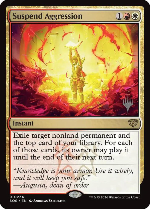 Suspend Aggression (236) [Secrets of Strixhaven Promos]