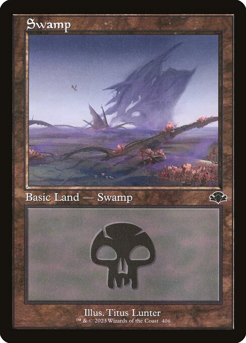 Swamp (406) [Dominaria Remastered]