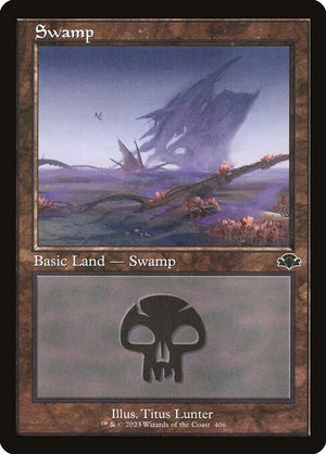 Swamp (406) [Dominaria Remastered]