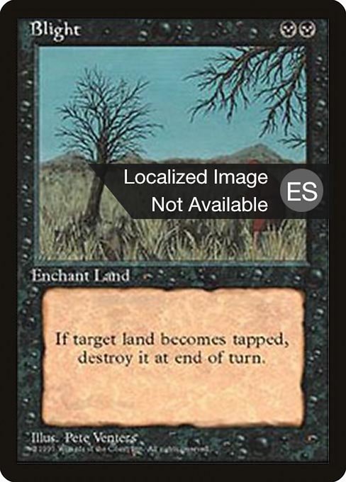 Blight (122) [Fourth Edition Foreign Black Border]