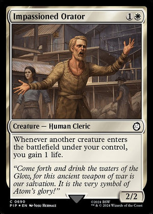 Impassioned Orator (690) [Fallout]